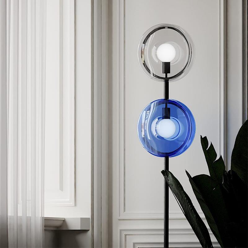 台灯后现代设计师极简样板间灯具客厅卧室床头北欧轻奢玻璃落地灯