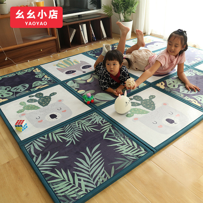 夏季打地铺神器睡垫榻榻米懒人床垫防潮垫地垫家用卧室拼接垫午休