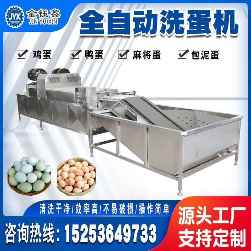 洗泥蛋保洁蛋松花蛋机器加工蛋品卤蛋鸡蛋鸭蛋清洗机全自动洗蛋机