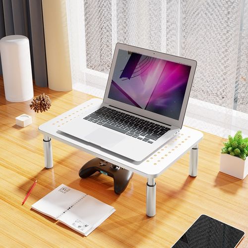 显示器电脑架置物收纳层架 升降笔记本台式底座架子垫高增高架