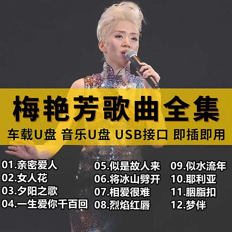 【车载U盘--梅艳芳全部歌曲】