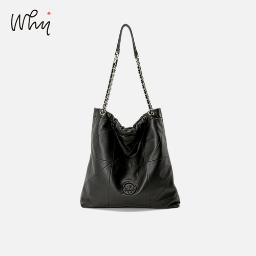 WHY女包菱格流浪包大容量拾荒包
