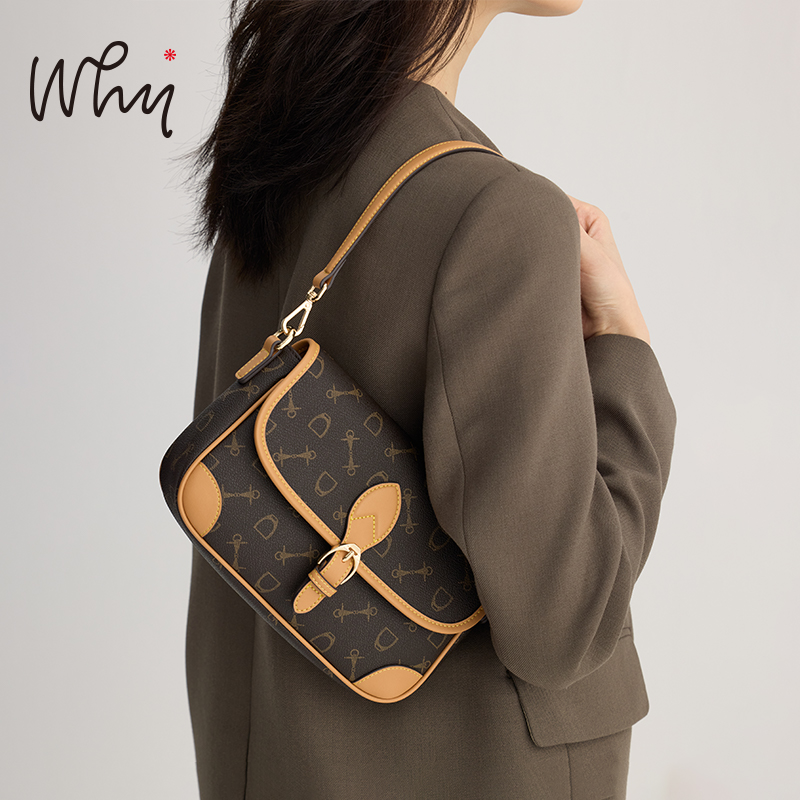 WHY单肩腋下包通勤小方包斜挎包