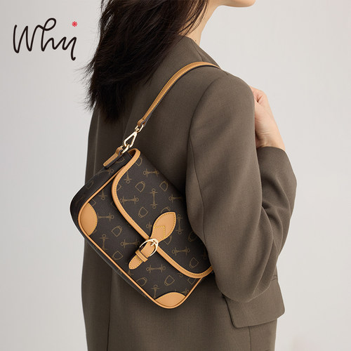 WHY单肩腋下包通勤小方包斜挎包