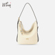 WHY女包极简风hobo包头层牛皮精致百搭腋下包大容量单肩斜挎包
