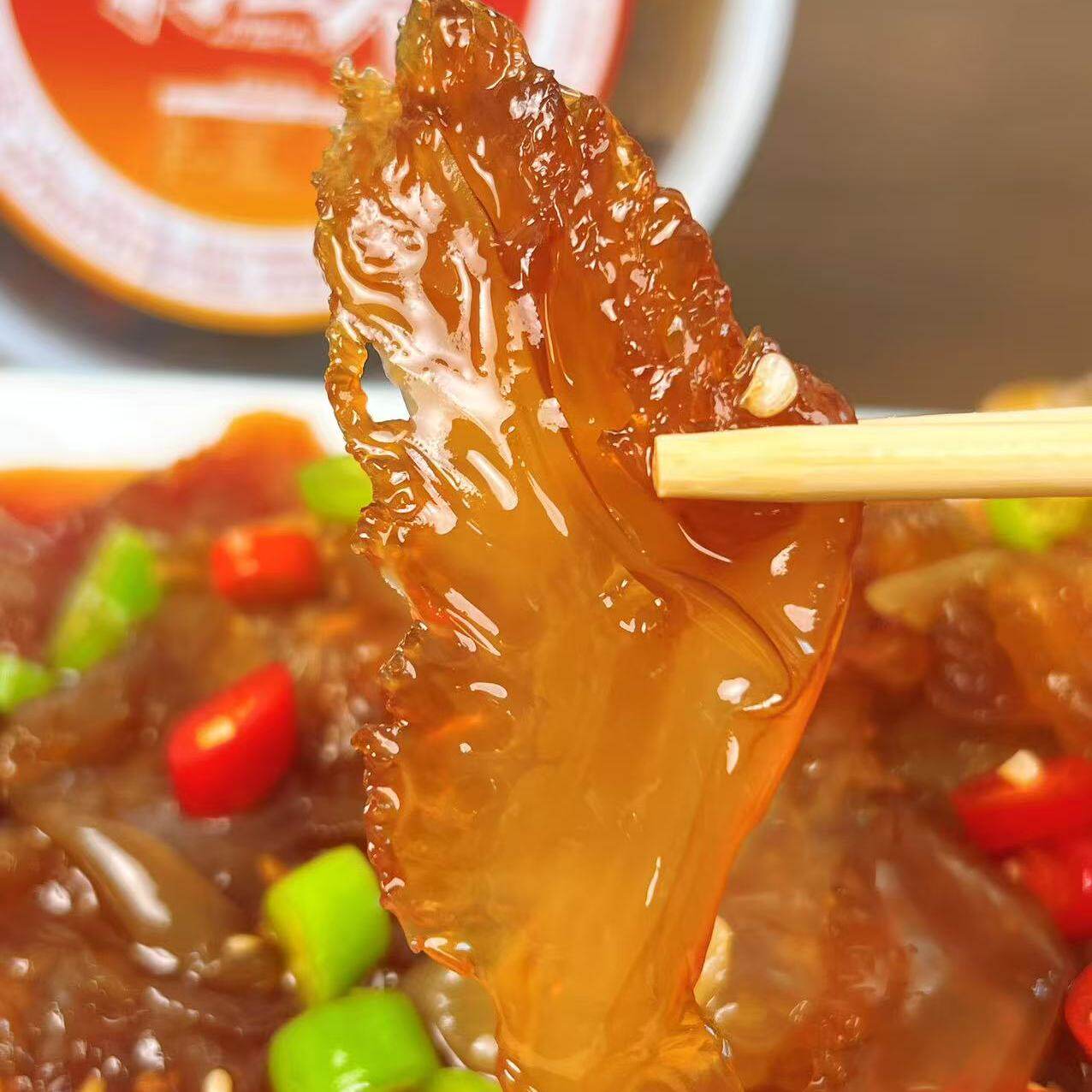 【酸辣海蜇头】即食酸辣海蜇头 新鲜老醋蜇头 即食海蜇 大连美食