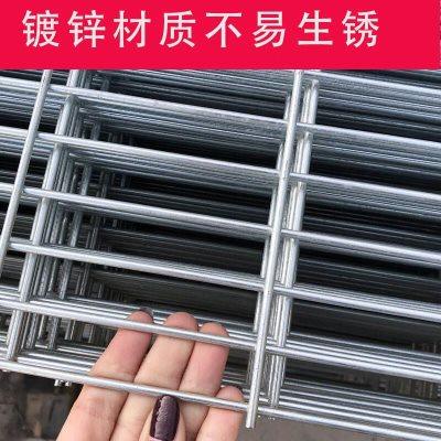 镀锌铁丝网电焊网片围栏小孔加粗狗笼养殖建筑钢筋网格网钢丝防护