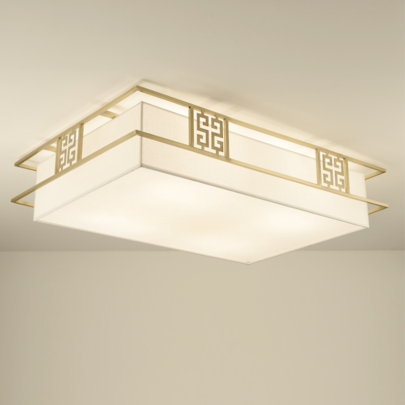 新中式经典吸顶灯客厅灯简约现代长方形卧室餐厅全屋灯具套餐组合