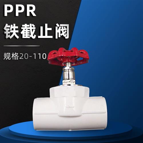 PPR料铁芯停止阀 小闸阀 普通铁停止阀