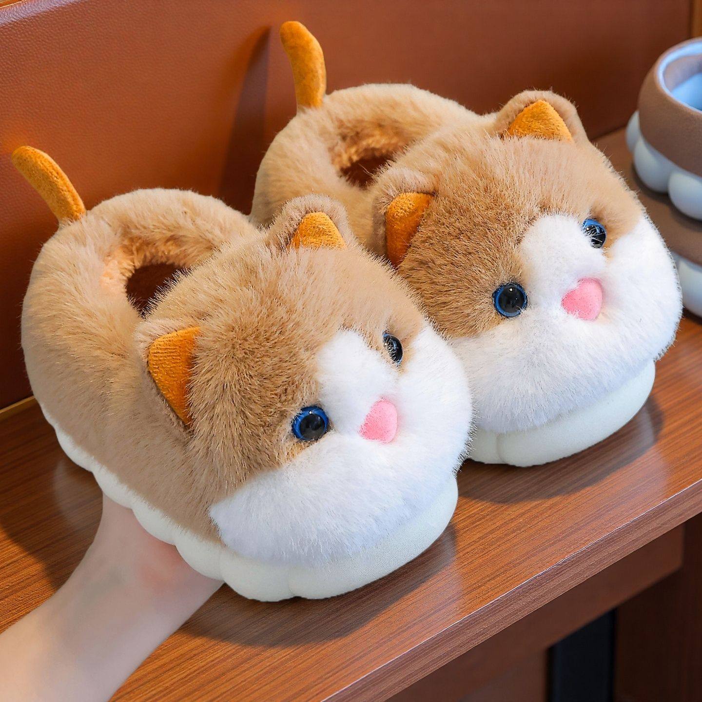 儿童棉鞋冬季保暖居家女童防滑加绒可爱风毛绒潮款包跟男童棉拖鞋,居家布艺,居家亲子拖鞋,淘宝优惠券,粉丝福利购,淘宝优惠卷