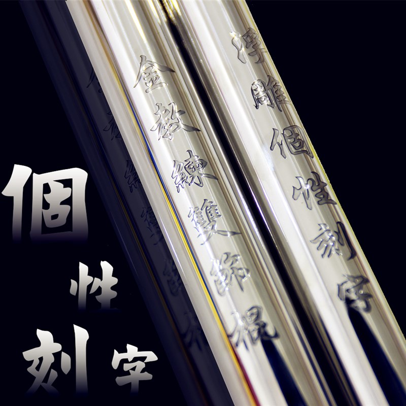 金教练diy刻字不锈钢双截棍浮雕双节棍实战表演练X习送龙纹棍套