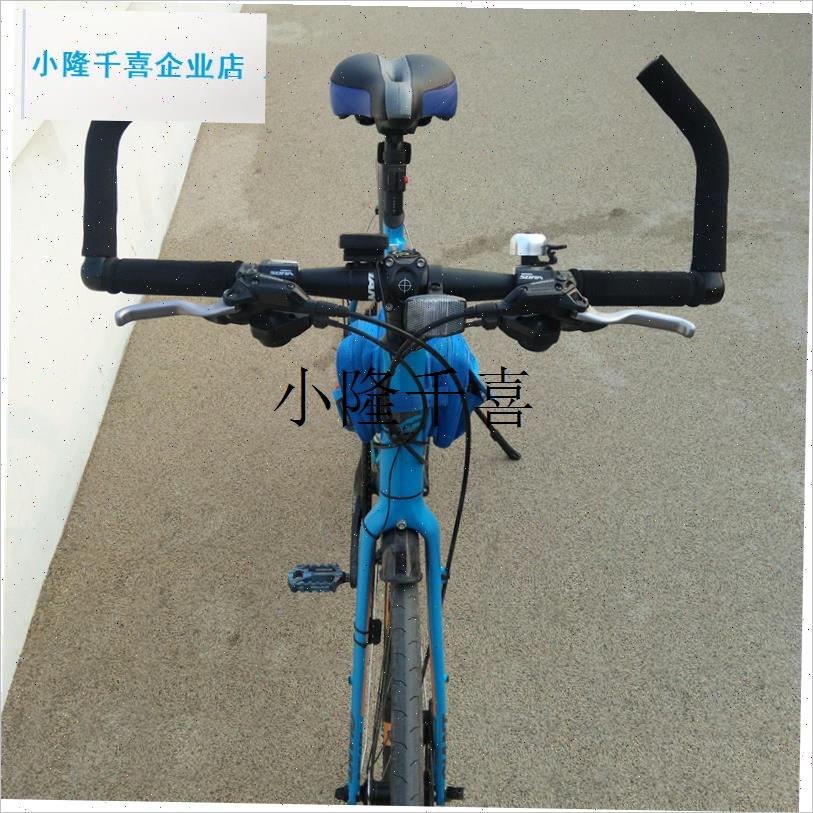 包邮把套山地车自行车加长副把铝合金F焊接工24厘米黑色护增高车l