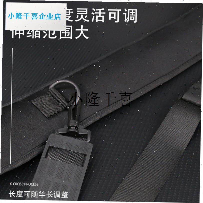 路亚竿包束竿带i保护套双层双节捆背带骑车绑插杆包鱼竿帽稍收纳l