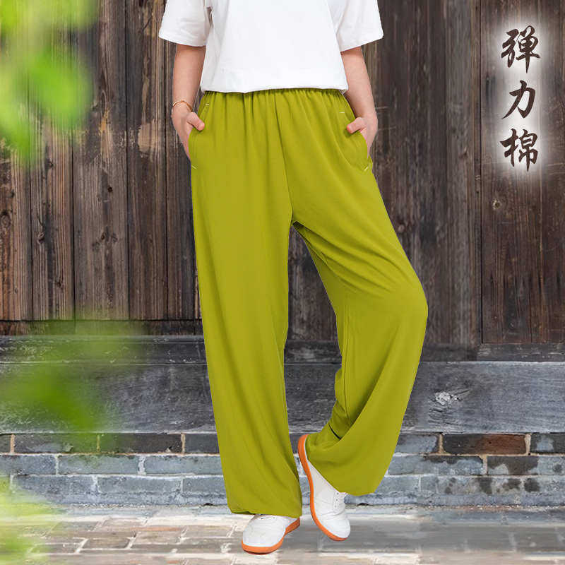 小和山太极裤女春夏太极新款服棉口袋宽松弹力灯笼练功裤武术有男,运动/瑜伽/健身/球迷用品,太极服,淘宝优惠券,粉丝福利购,淘宝优惠卷