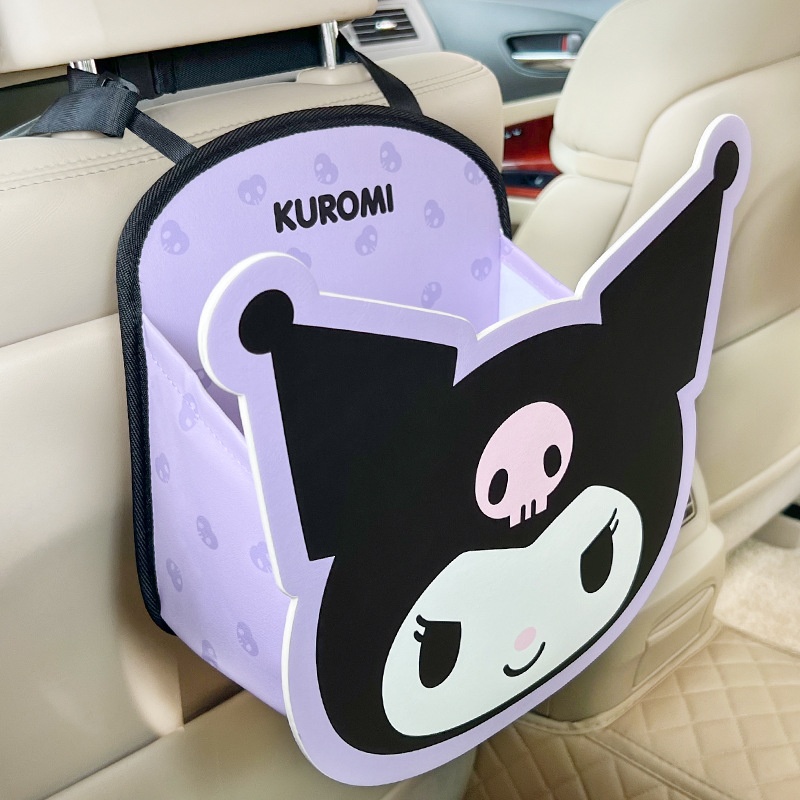 车载椅背袋汽车收纳袋多功能椅背挂袋车内造型卡通零食包置物