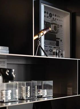 样板间摄影主题书房柜摆件