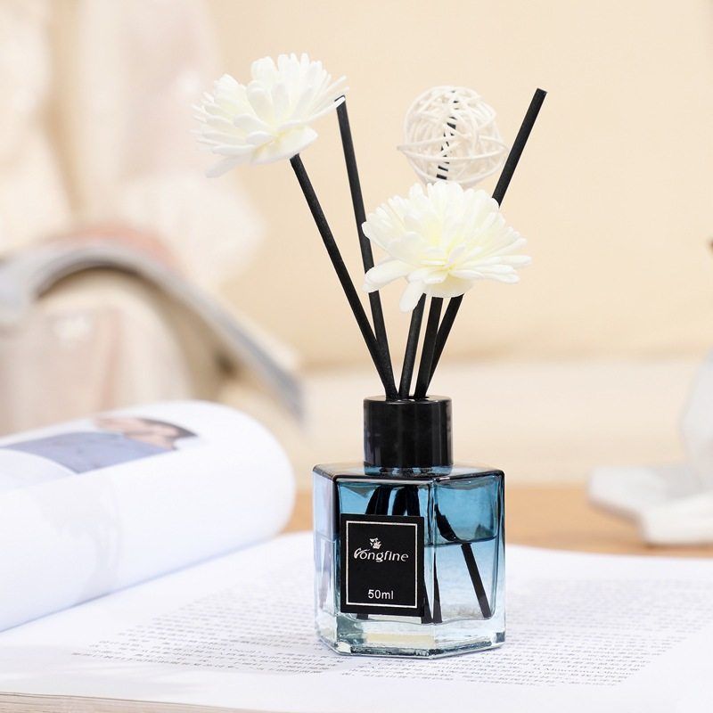 朗芬50ml无火香薰精油渐变蓝色