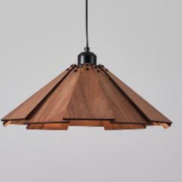 复古吊灯胡桃木日式吊灯卧室餐厅客厅吊灯创意中古复古灯具