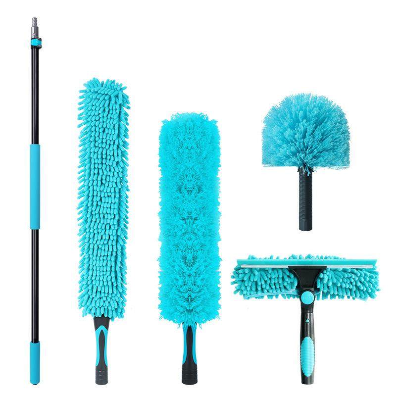 2.4米尘掸清洁套装天花板扫蜘蛛网吊扇清洁神器扫灰除尘掸子玻璃