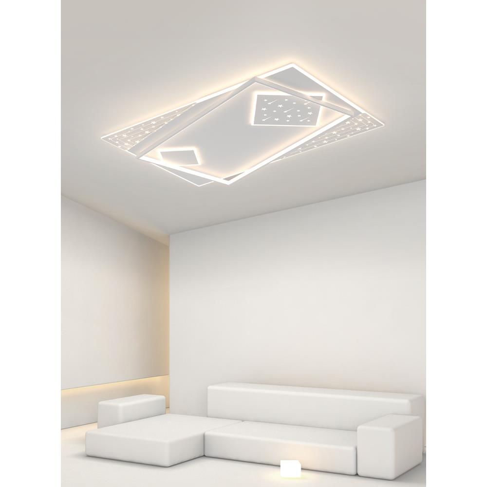 吸顶灯led超亮2023网红客厅灯现代简约大气极简灯具组合全屋套餐