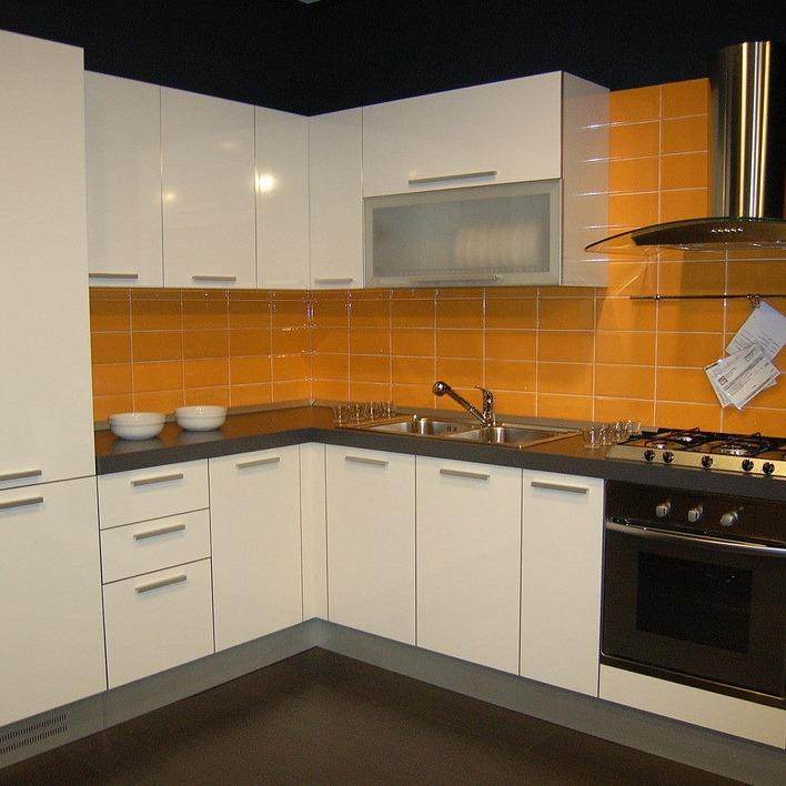 迪可隆厨房橱柜整体厨房门板实木橱柜整体橱柜来图