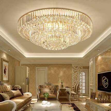 2025新款主灯客厅水晶灯led吸顶灯现代简约大气豪华餐厅卧室灯具