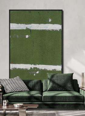 Raoul De Keyser现代抽象客厅装饰画简约大幅沙发落地画卧室挂画