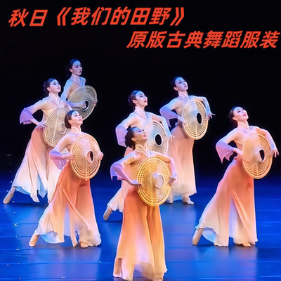 我们的田野舞蹈服装女古典舞秧歌