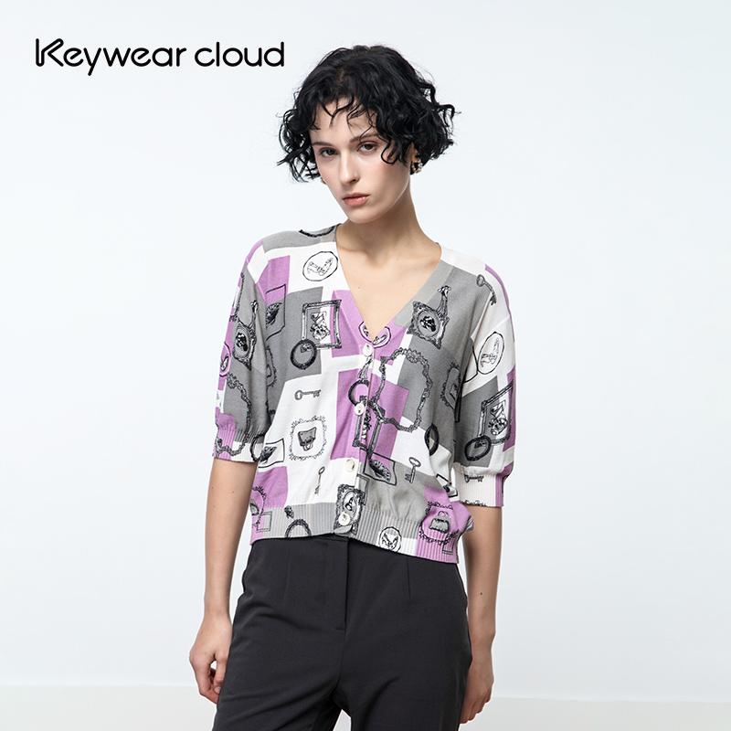 Keywear时尚休闲针织开衫