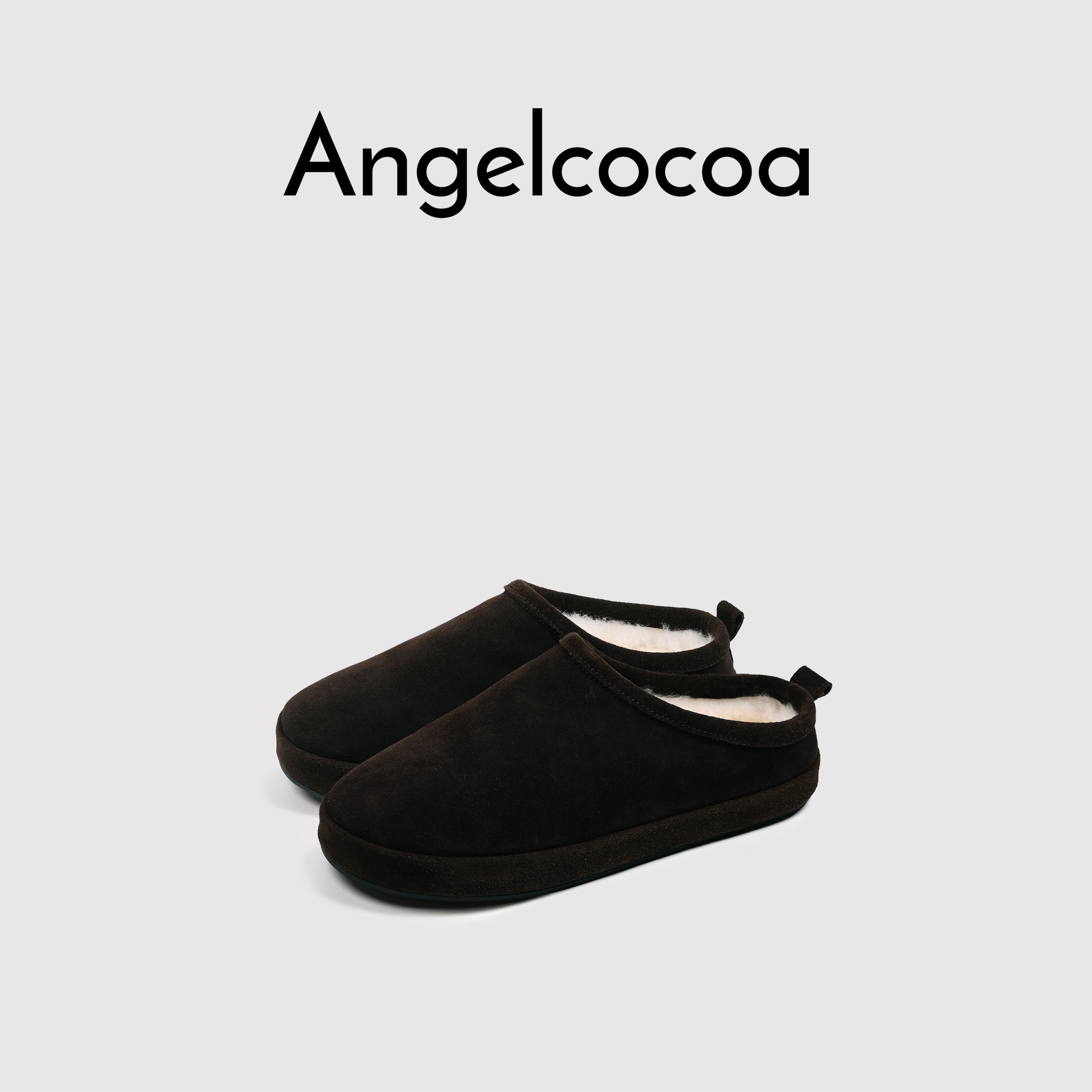 日本Angelcocoa勃肯毛拖秋冬外穿加绒加厚天然羊毛内里穆勒鞋,女鞋,包头拖,淘宝优惠券,粉丝福利购,淘宝优惠卷