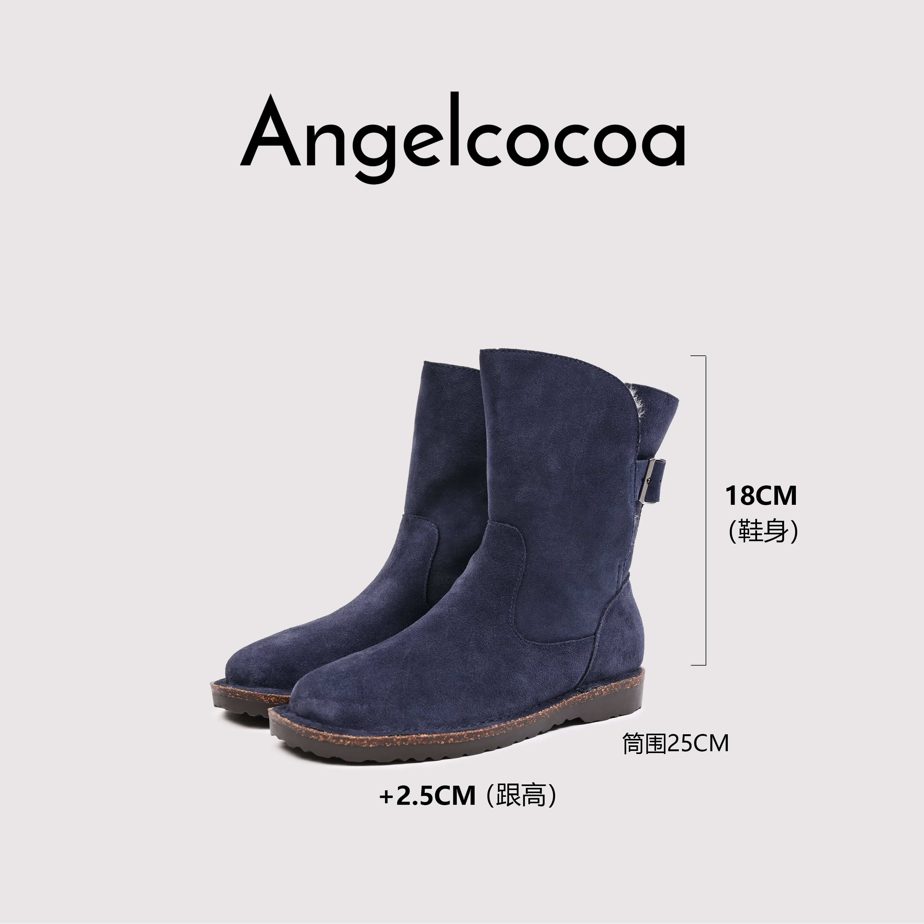 日本Angelcocoa保暖羊毛靴