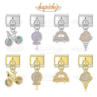 Hapiship意大利模块手链单颗拼接DIY彩色宝石自行车汽车手链饰品