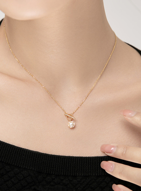 设计感时尚纯银项链女2025新款爆款锁骨链高级感轻奢小众颈链饰品