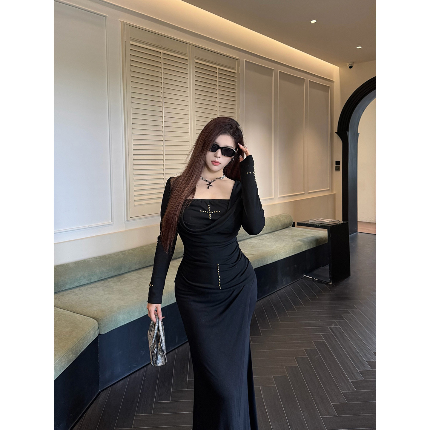 B-babes【复古千禧】大码胖MM荡领抹胸打底衫上衣女修身显瘦内搭,女装/女士精品,大码内搭,淘宝优惠券,粉丝福利购,淘宝优惠卷