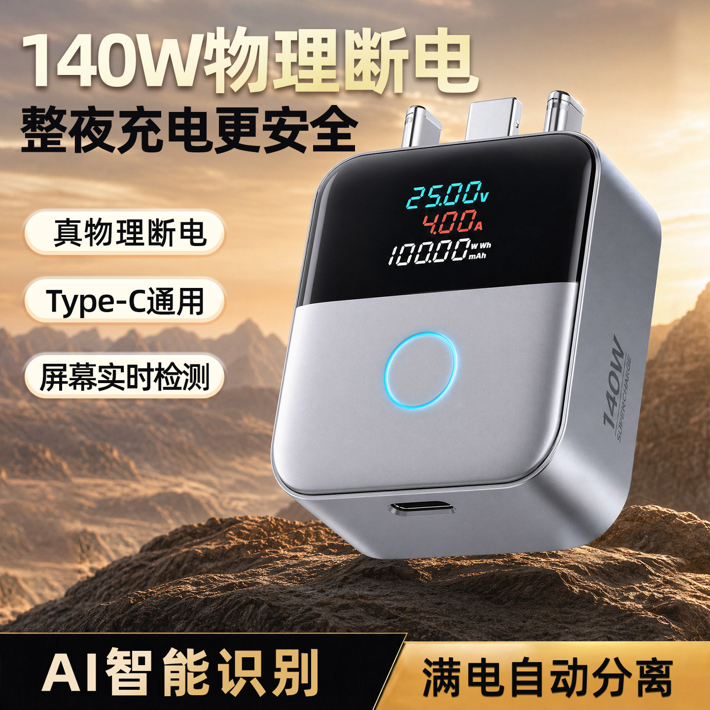 Rindu数显满电分离器保护电池