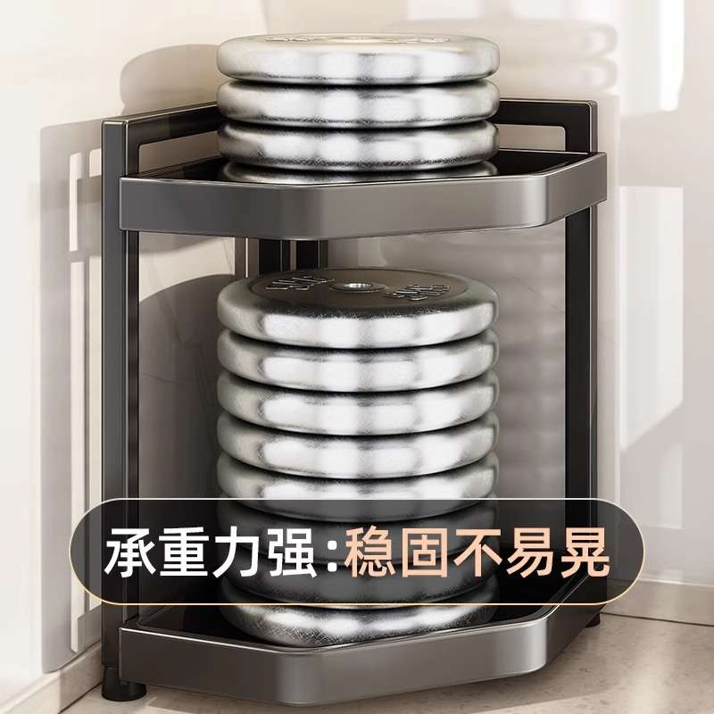 厨房转角台面多功能调料品置物架油盐酱醋调味罐收纳盒省