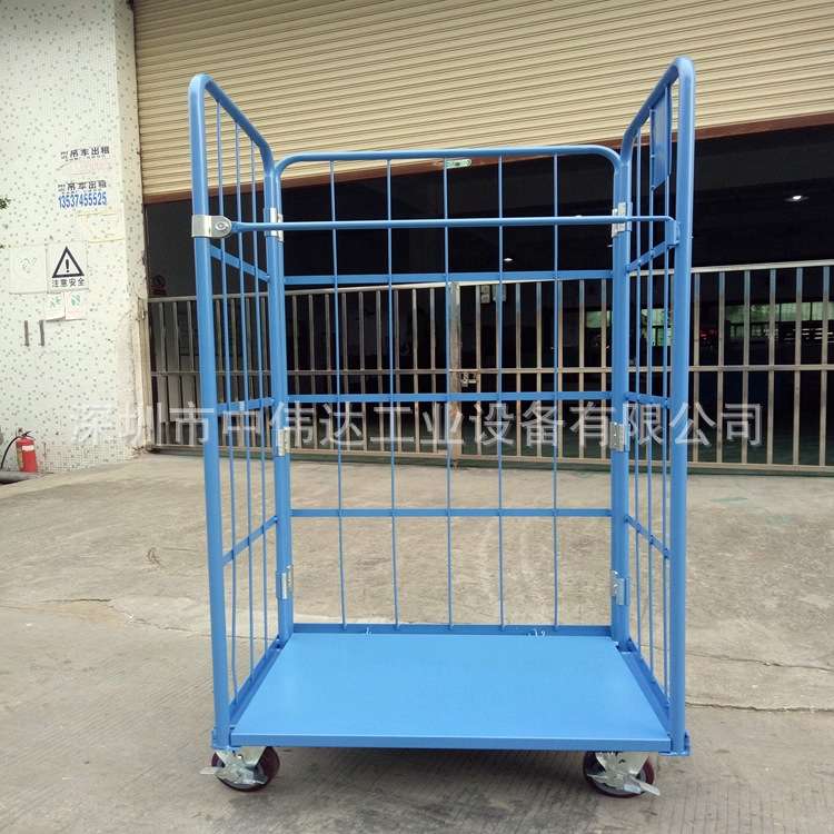厂家现货直销移动折叠物流台车仓库物流分拣笼车快递物流笼车