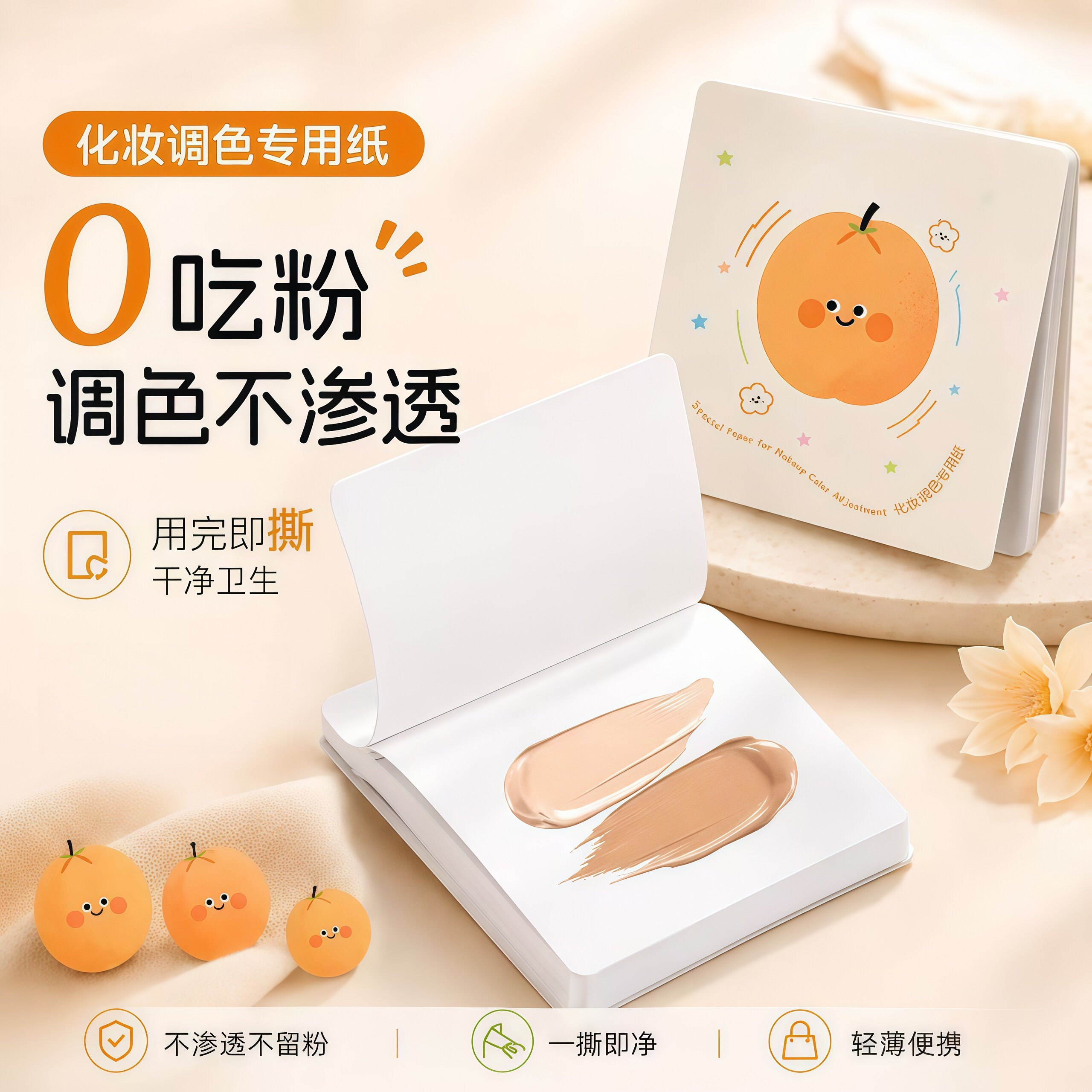 免洗即撕不脏手调色纸