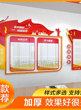 党员活动室d风采党务政务公示公开栏组织架构学习园地会议室文化