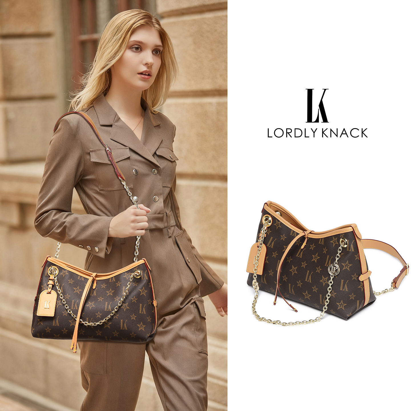 轻奢大容量2025新款链条腋下包