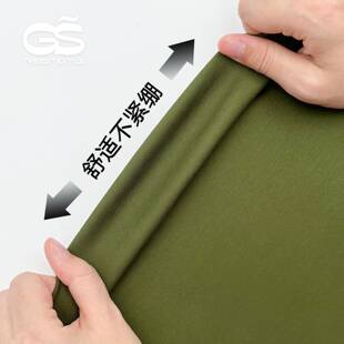 100支液布氨料丝光棉双面面料10GL9100克高支抗皱短袖T恤亨斯迈染