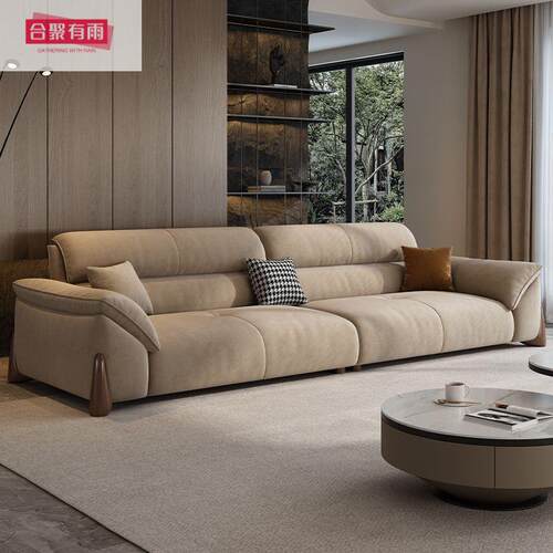 发0客厅226新砂款布艺沙发客厅小户型65530现代简约磨布沙发防沙