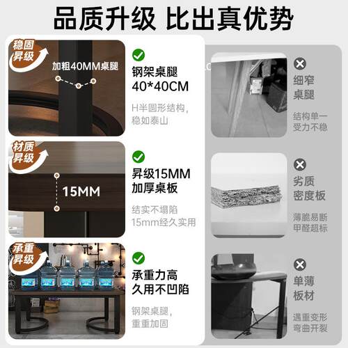 餐桌房出租用小户型205新款商用餐店厅饭桌2椅组合长方形吃CIV饭