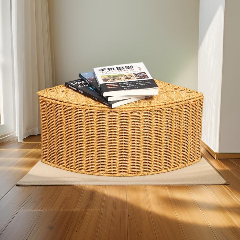 盒拐角遮丑扇形落收衣纳箱仿藤编物整角理大号衣橱YD12转角储物筐