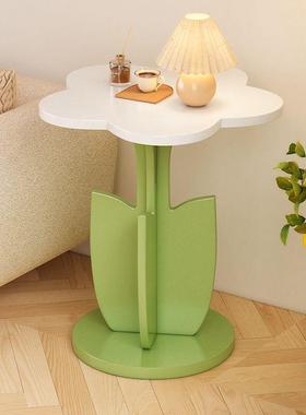 边小桌子花瓣几角几奶油风朵边几家用户型66661沙发小云茶几卧室