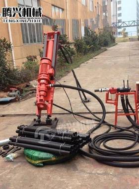 潜孔孔钻机电动小型潜钻动凿岩机气分体式潜机SWV孔钻支架式潜孔