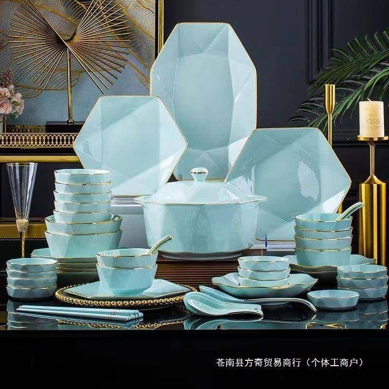 碗碟套装下家用高颜值ONV碗盘子套装釉彩耐高温餐具精饭全致简约,鲜花速递/花卉仿真/绿植园艺,其它园艺用品,淘宝优惠券,粉丝福利购,淘宝优惠卷