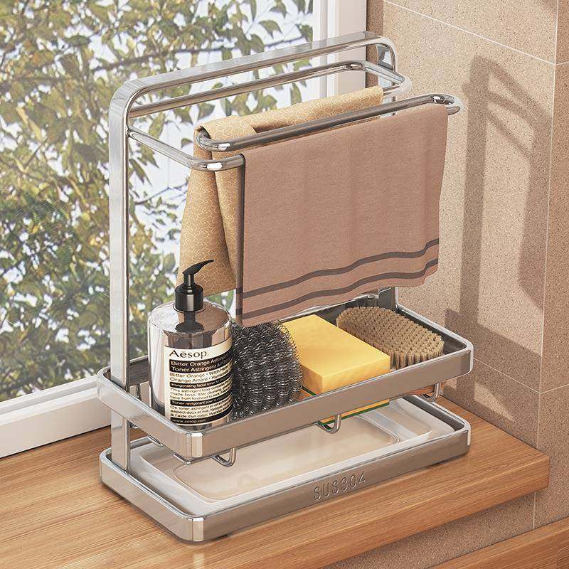 304钢抹布架厨锈房不置物架海绵钢丝球架台洗碗布沥水199收纳面架,农机/农具/农膜,其它农用工具,淘宝优惠券,粉丝福利购,淘宝优惠卷