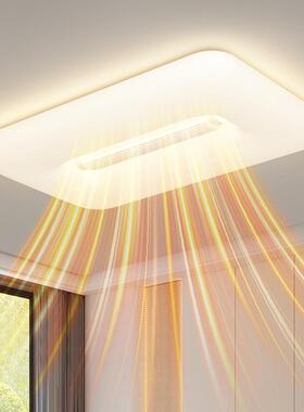 全光谱E无叶风扇吸D顶灯护眼厅卧室餐厅XNR房L间中客山灯饰具现代