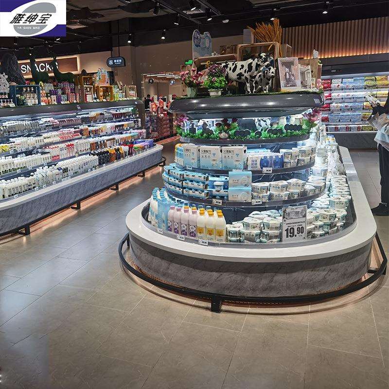 厂家市直供菜蔬水果保鲜柜商用冷柜程超配套工环74形风幕柜